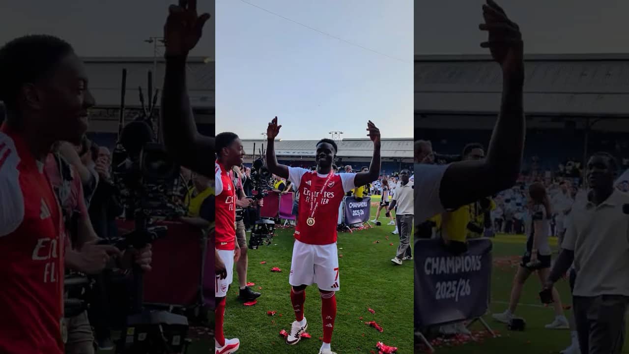 🎶 SAKA! WE ARE GOING TO WIN THE LEAGUE! 🎶