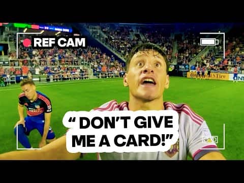🎥:Ref Cam: "Don't give me a card!" - Schlegel PLEADS His Case
