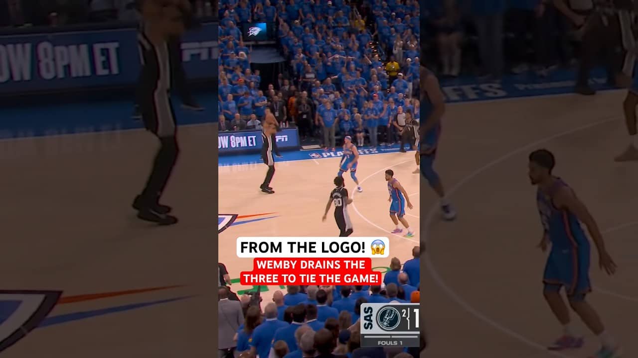 Wemby from the logo in the clutch!