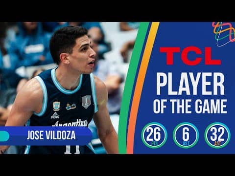 Jose Vildoza (26 PTS) | TCL Player Of The Game | CAN 🇨🇦 vs ARG 🇦🇷 | FIBA AmeriCup 2025