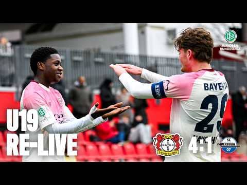 Bayer 04 Leverkusen U19 schlägt SC Paderborn U19 mit 4:1 I DFB-Nachwuchsliga, Hauptrunde