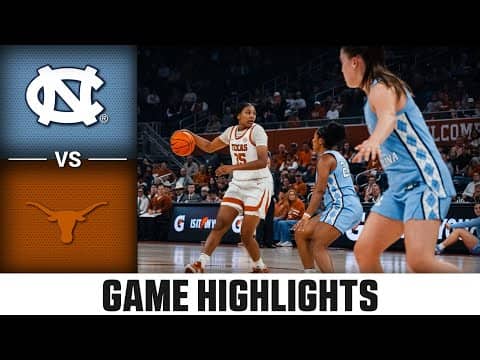 North Carolina vs. Texas Game Highlights | 2025-26 ACC Women's Basketball
