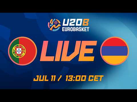 LIVE - Portugal v Armenia | FIBA U20 EuroBasket 2026 Division B | Group Phase