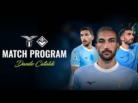 📘 DANILO CATALDI AL MATCH PROGRAM DI LAZIO-FIORENTINA