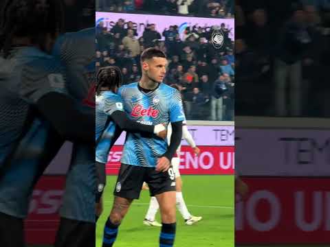 Scamacca non sbaglia ❄️ #AtalantaCagliari #GoAtalantaGo ⚫️🔵