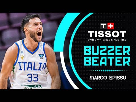 Marco Spissu drops the dagger! | 🚨 TISSOT Buzzer Beater | ITA 🇮🇹 vs CYP 🇨🇾 | FIBA EuroBasket 2025