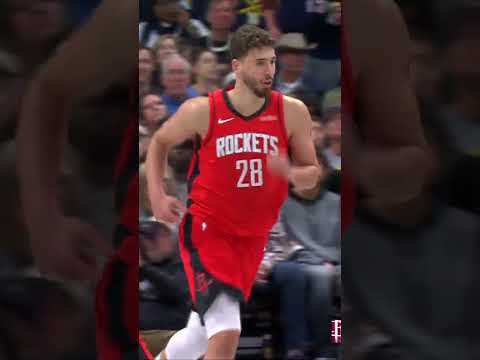 ALPI RUMBLES TO THE RIM 🥶 #rockets