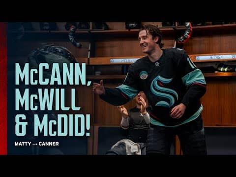 Jared McCann gets the helmet! 😤😤