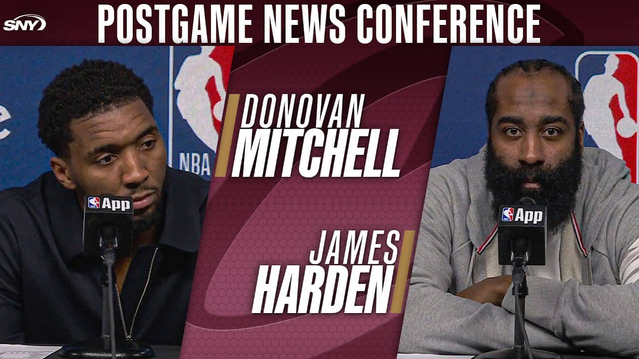 Cavaliers backcourt duo James Harden and Donovan Mitchell on what went wrong in Knicks series