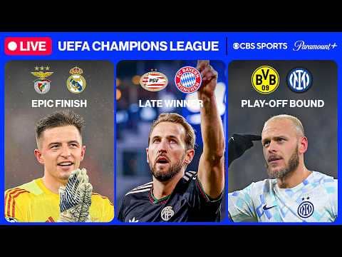 UEFA Champions League 24/7 ⭐ | MD8: Benfica, Bayern & MORE | Thursday 2/19 | CBS Sports Golazo