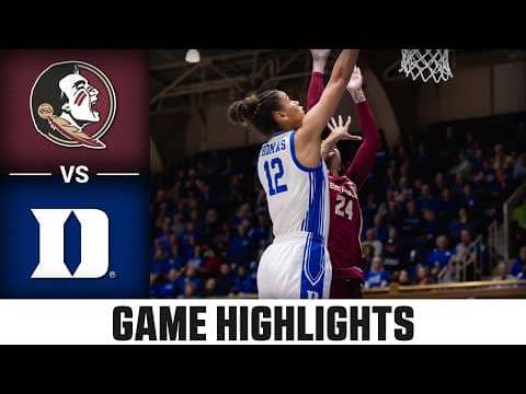 Florida State vs. Duke Game Highlights | 2025-26 ACC Women's Basketball