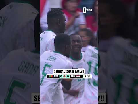 AN EARLY GOAL FOR SENEGAL OFF THE CORNER 🇸🇳