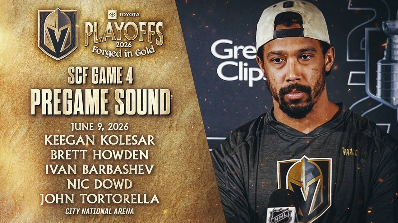 🎥 SCF Game 4 PREGAME SOUND: Kolesar, Howden, Barbashev, Dowd & Tortorella