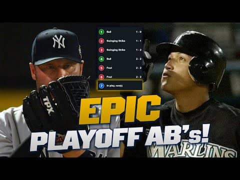 The toughest, grind-it-out playoff at-bats since 2000 😤