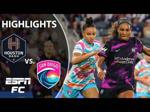 Houston Dash vs. San Diego Wave FC  | NWSL Highlights | ESPN FC