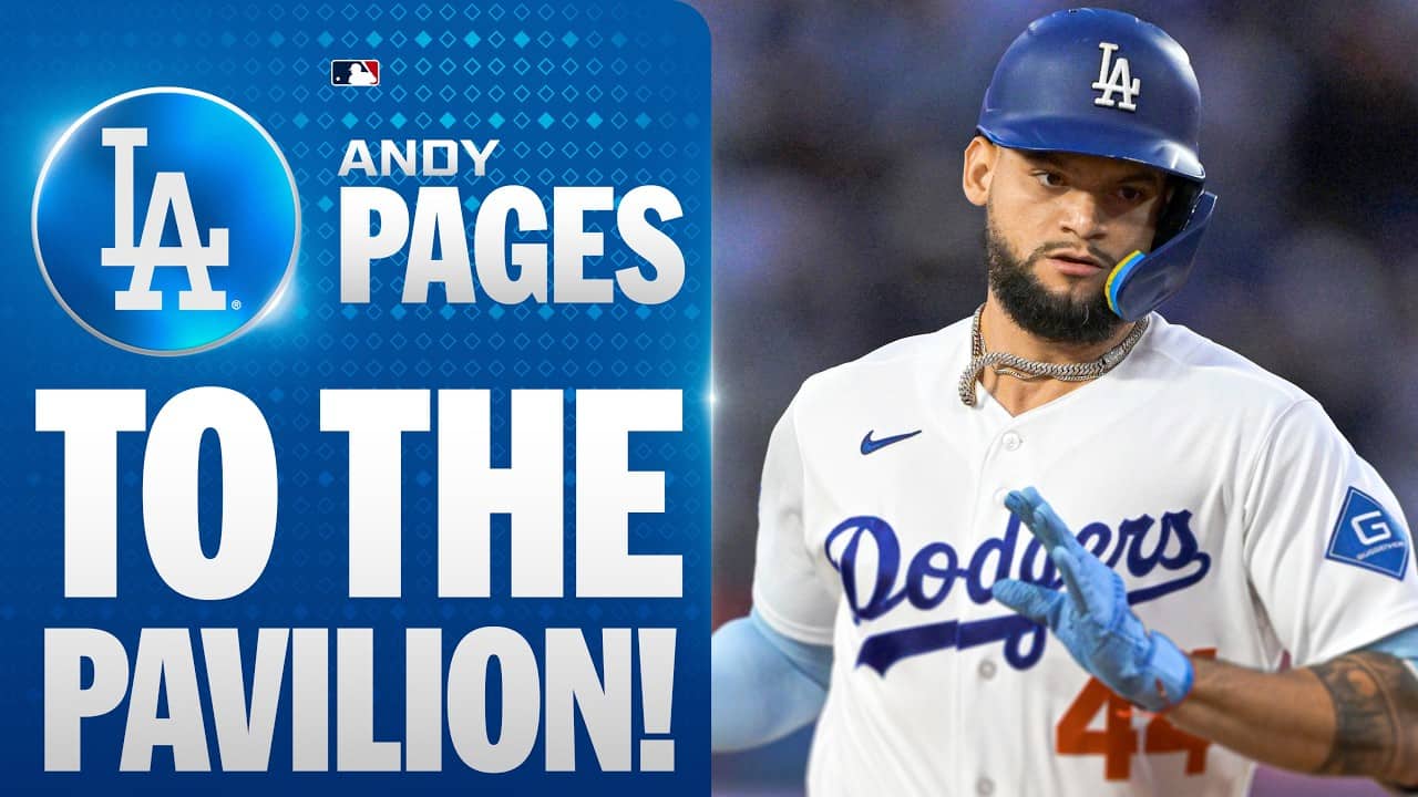 Andy Pages to the pavilion (12th homer of the season!) | MLB Highlights (Dodgers vs. Rockies)