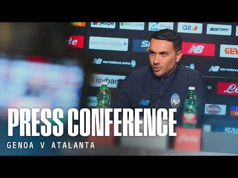 Genoa-Atalanta | La conferenza stampa di Raffaele Palladino 📹🎙️ | 16ª #SerieAEnilive