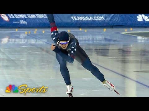 Greta Myers starts 2026 strong with 3000m win at U.S. Olympic Speed Skating Trials | NBC Sports