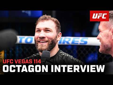 Ion Cutelaba Octagon Interview | UFC Vegas 114