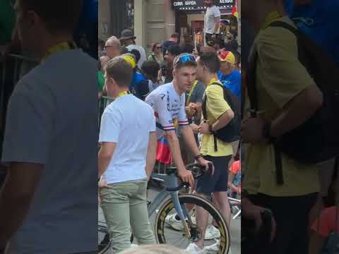 The New British Champ In His New Jersey At The Tour de France