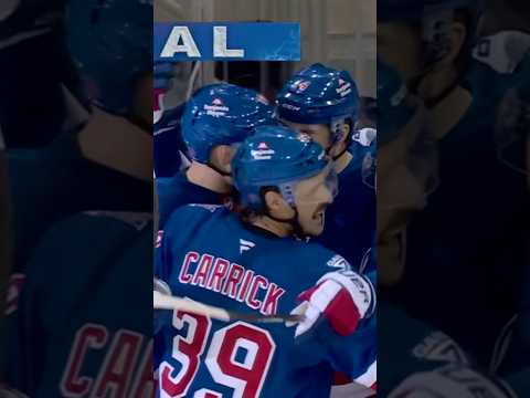 The feed. The finish. No notes 😮‍💨 #vladislavgavrikov #taylorraddysh #nyrangers #nhl #hockey #goal