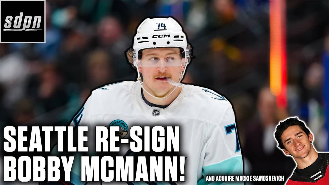 The Kraken Re-Sign Bobby McMann! & Acquire Mackie Samoskevich w/ Adam Wylde | Instant Analysis