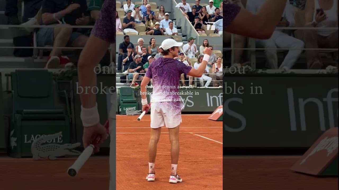 It’s not over until it’s over 💪 #rolandgarros #sports #joaofonseca #tennisplayer #tennis
