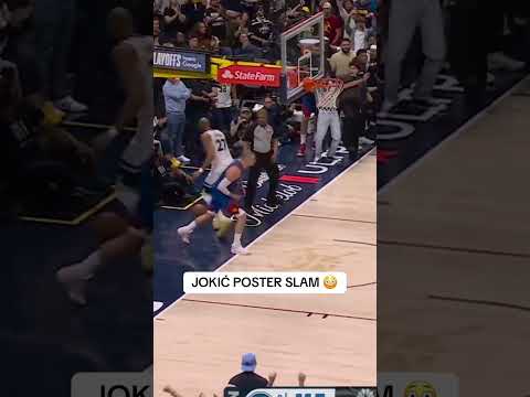Jokić absolutely detonated at the rim 💥 😱