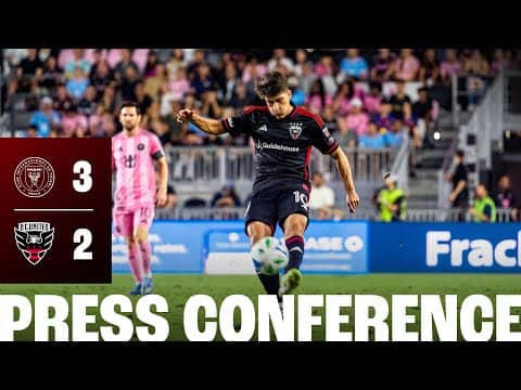 René Weiler Post-Match Press Conference |  Inter Miami CF vs D.C. United  | MLS 2025
