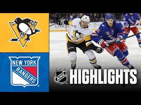 Penguins vs. Rangers | NHL Highlights | February 28, 2026
