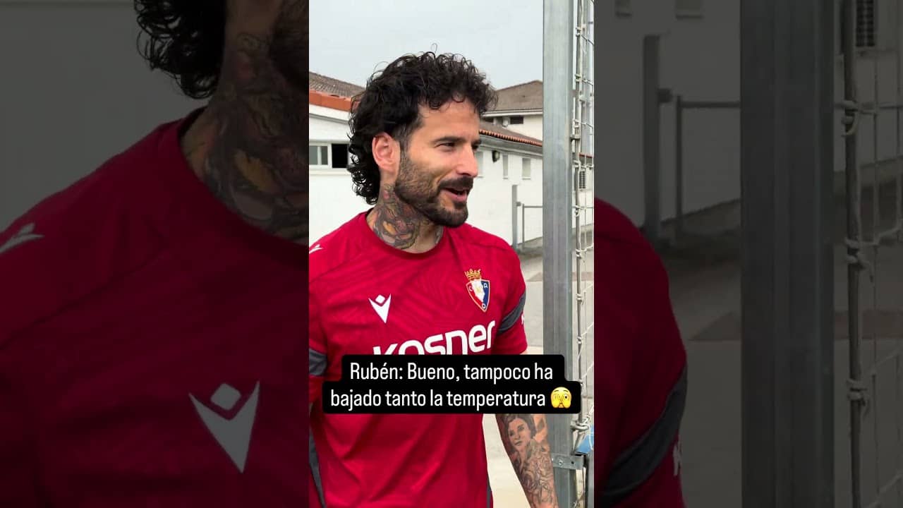 ❄️ Tampoco ha bajado tanto la temperatura en Pamplona de ayer a hoy, Rubén 😂