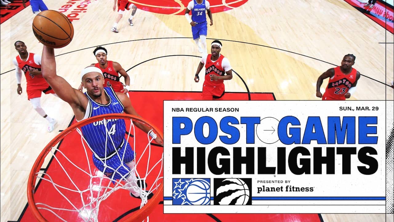 POSTGAME HIGHLIGHTS: ORLANDO MAGIC VS. TORONTO RAPTORS  3.29.26 PRESENTED BY PLANET FITNESS