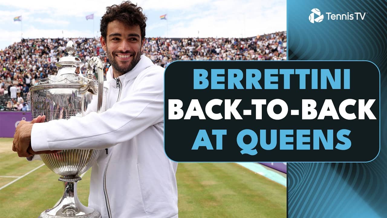 When Berrettini Overcame Injury And Went Back-To-Back At Queens 👑💪