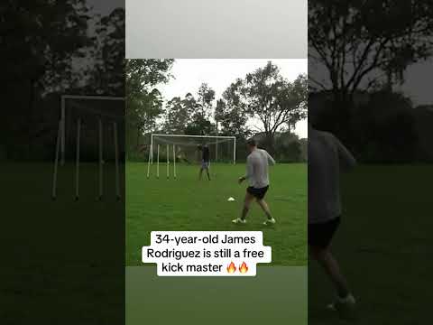 James is still a master at free kicks (via jamesdrodriguez/X)