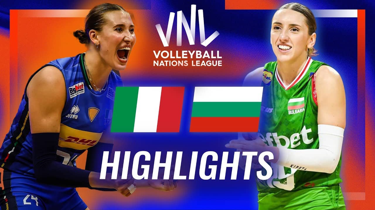Italy 🇮🇹 vs. Bulgaria 🇧🇬 - Highlights | Week 1 | Women's VNL 2026