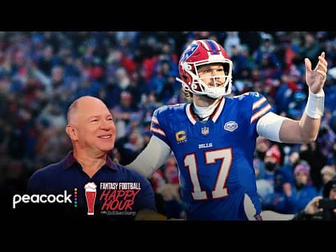 Target Josh Allen, Etienne Jr. for Wild Card DFS stacks | Fantasy Football Happy Hour | NFL on NBC