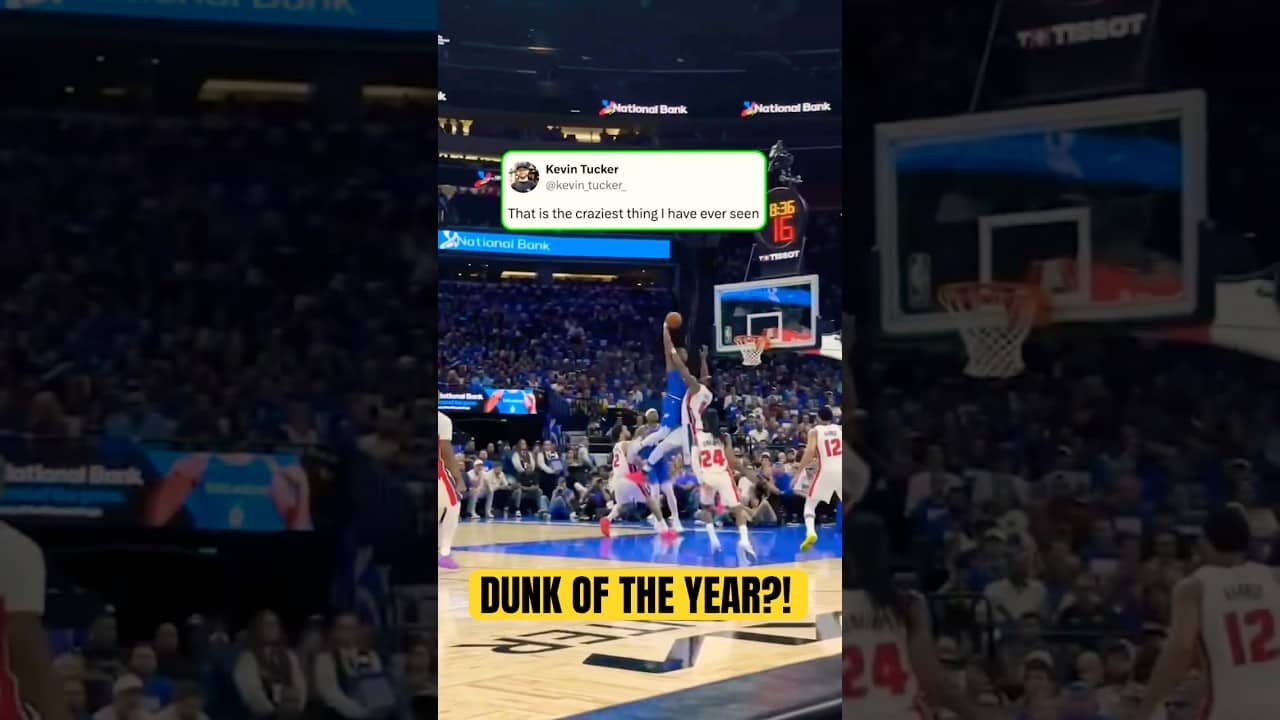 This angle of Jamal Cain poster on Jalen Duren 😱🤯