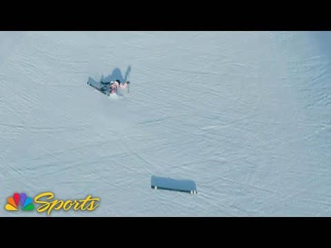 Nick Goepper suffers ugly looking fall in The Snow League freeski halfpipe semis | NBC Sports