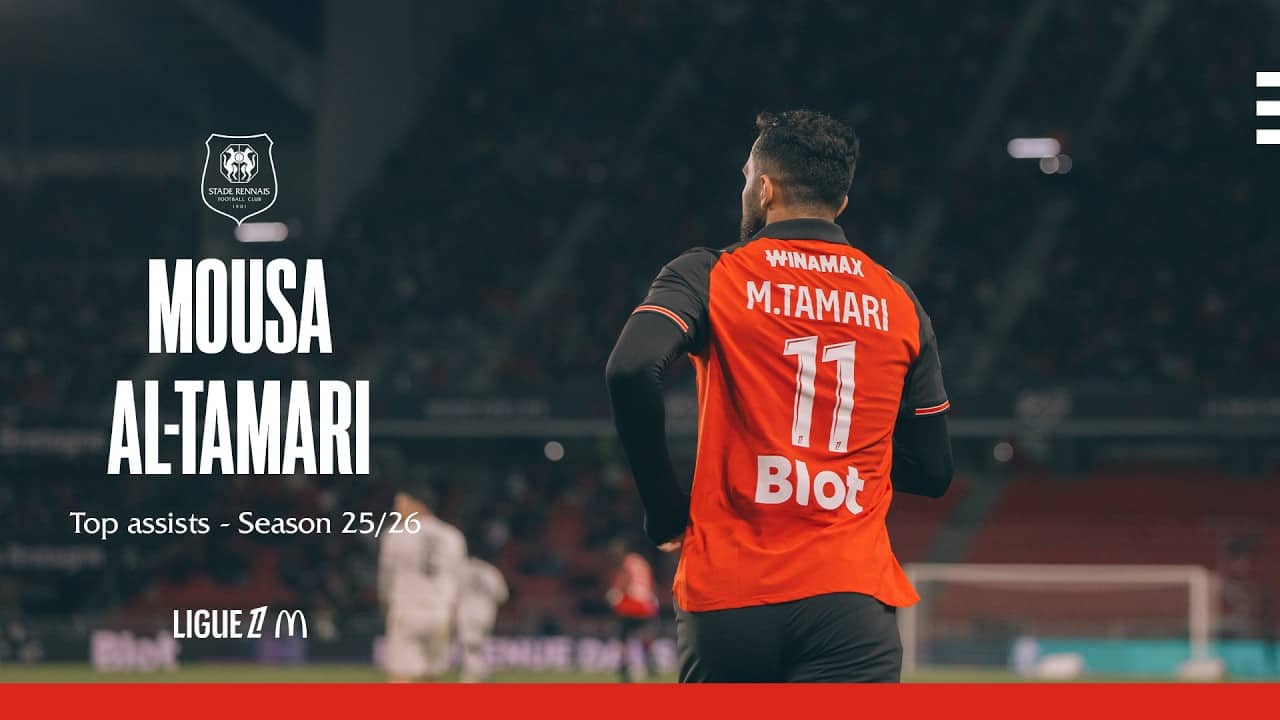 🔙 RETRO 25-26 🌪️ Mousa Al-Tamari's all 6 assists this season in @Ligue1  🇯🇴