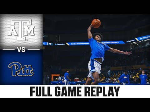 Texas A&M vs. Pitt Full Game Replay | 2025-26 ACC Men's Basketball