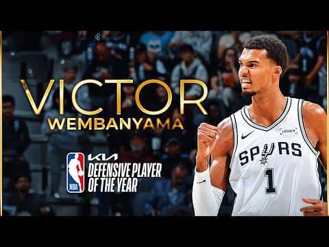Victor Wembanyama Wins The 2025-26 Kia NBA Defensive Player of the Year Award!