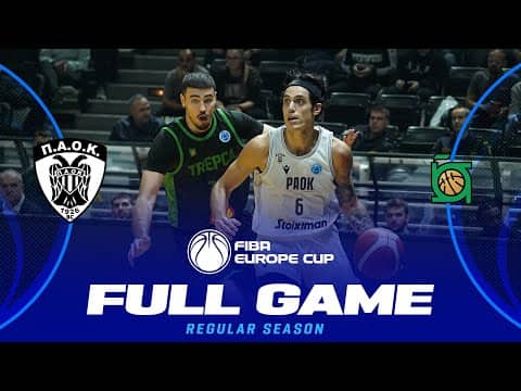 LIVE - PAOK BC v BC Trepca | FIBA Europe Cup 2025-26 | Regular Season