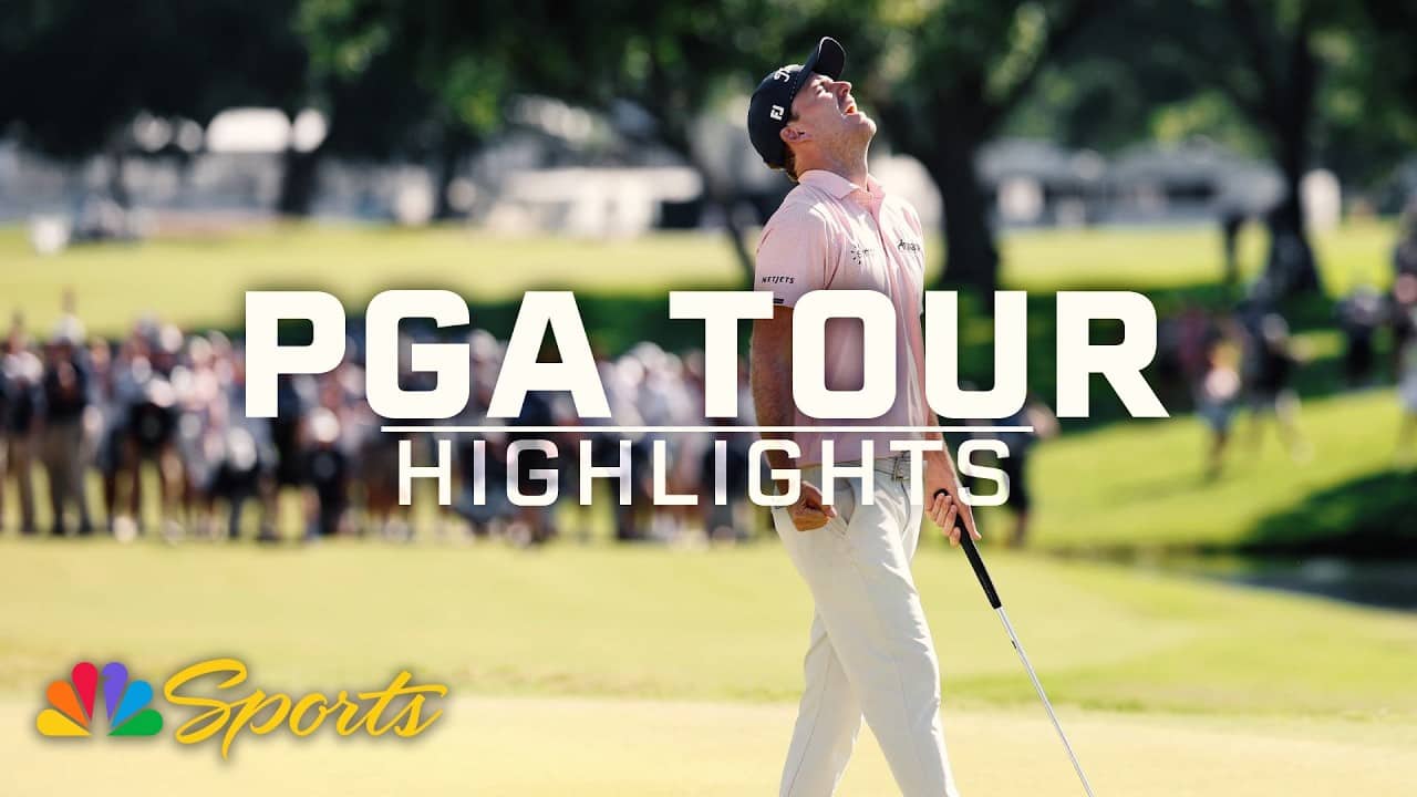 PGA Tour Highlights 2026: Charles Schwab Challenge, Final Round | Golf on NBC Sports