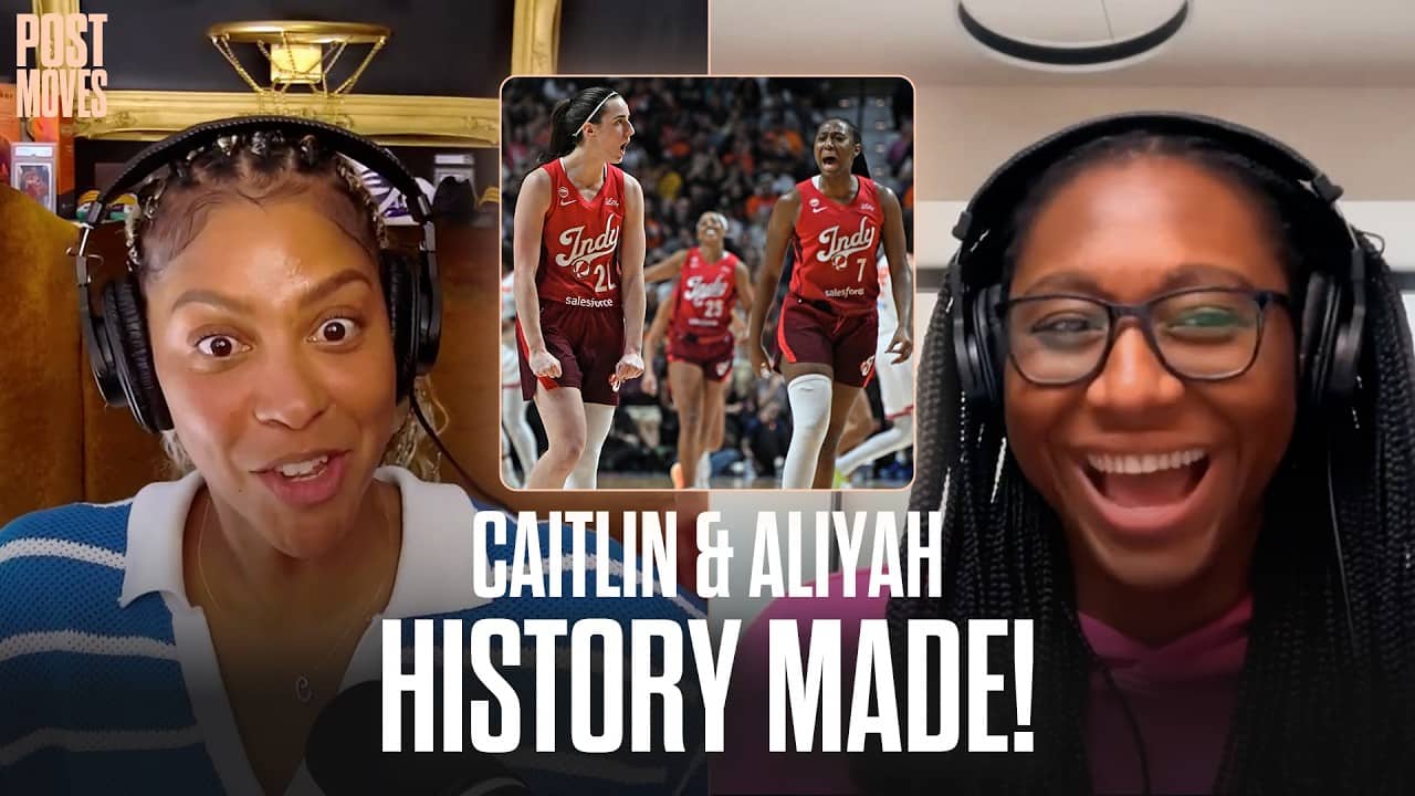 Caitlin Clark & Aliyah Boston Make WNBA History as Indiana Fever Extend Win Steak 🔥 | Post Moves