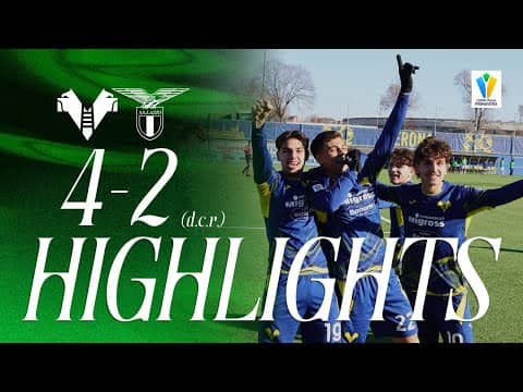 Highlights Coppa Italia Primavera 2025/26 | Hellas Verona-Lazio 4-2 (d.c.r.)