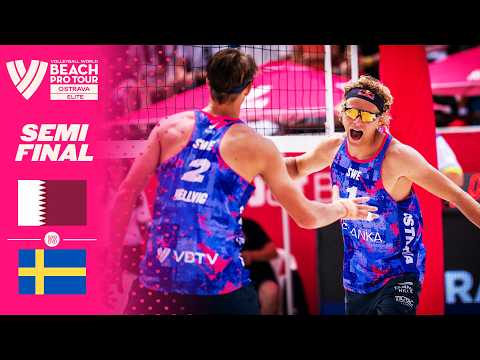 Semi Final - Cherif/Ahmed vs. Åhman/Hellvig | Highlights | Ostrava 2026 #BeachProTour