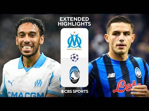 Marseille vs. Atalanta: Extended Highlights | UCL League Phase MD 4 | CBS Sports Golazo