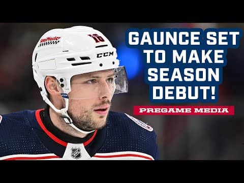 Brendan Gaunce Set to Make Season Debut in Detroit! | Pregame Media