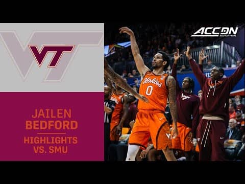 Virginia Tech's Jailen Bedford vs. SMU