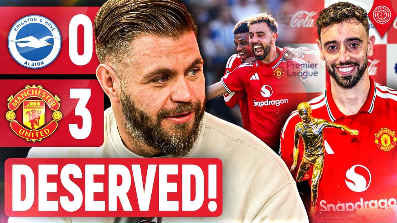 An EXTRAORDINARY Season From Bruno! | Stephen Howson REACTS!  Brighton 0-3 Manchester United